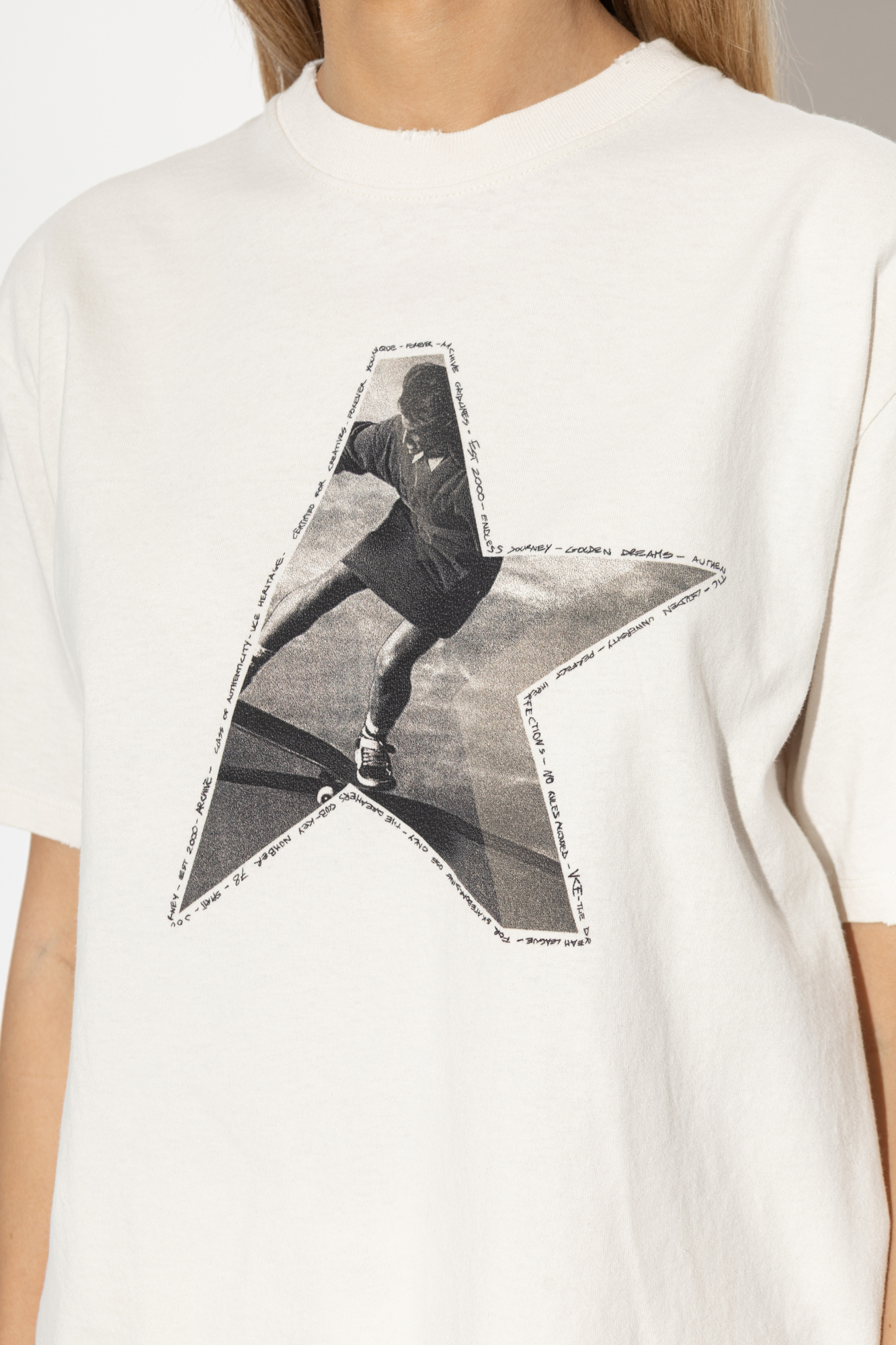 Golden Goose T-shirt with print | Women's | Vitkac